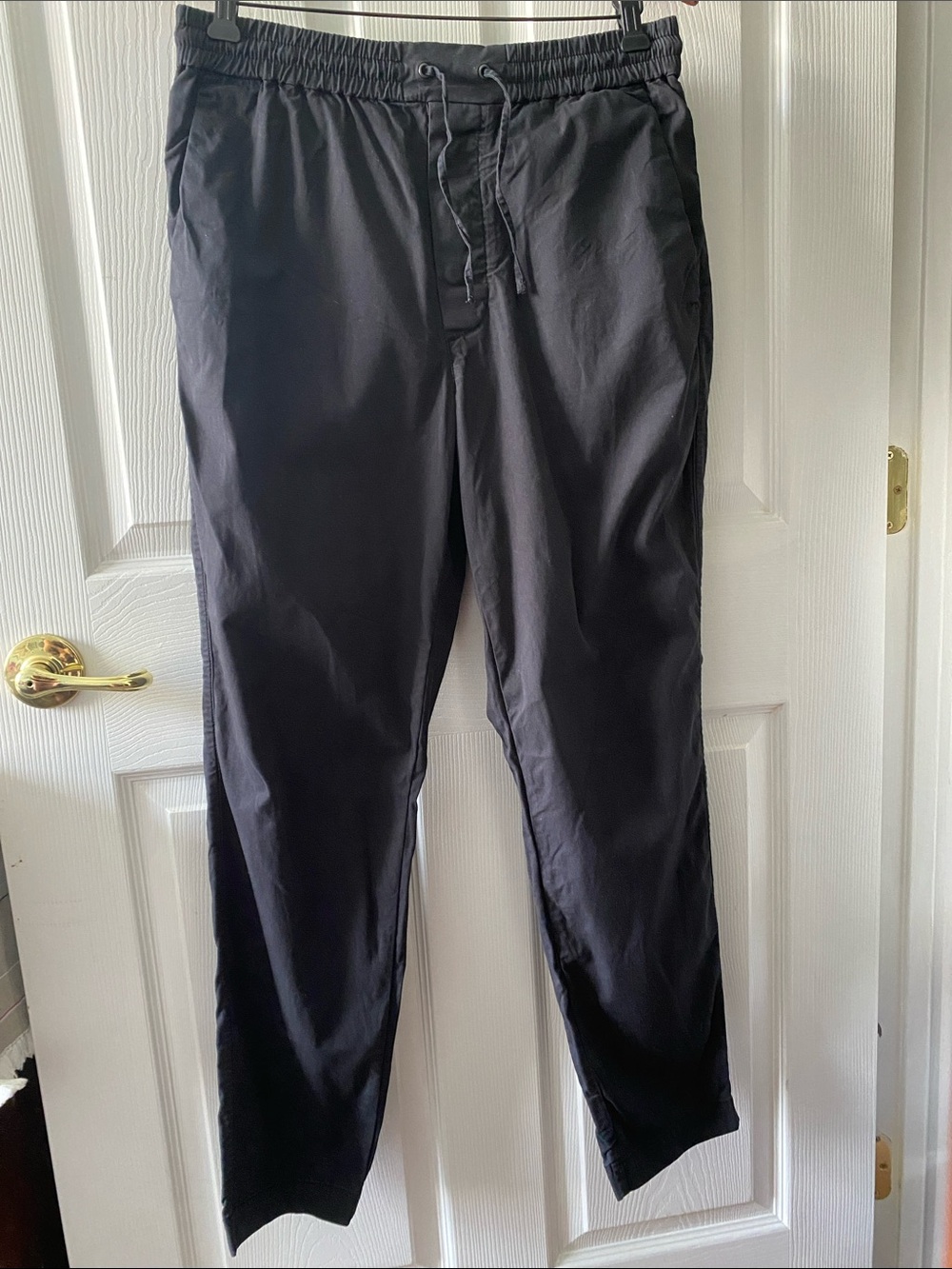 Everlane Men's Black Drawstring Cotton Pants M